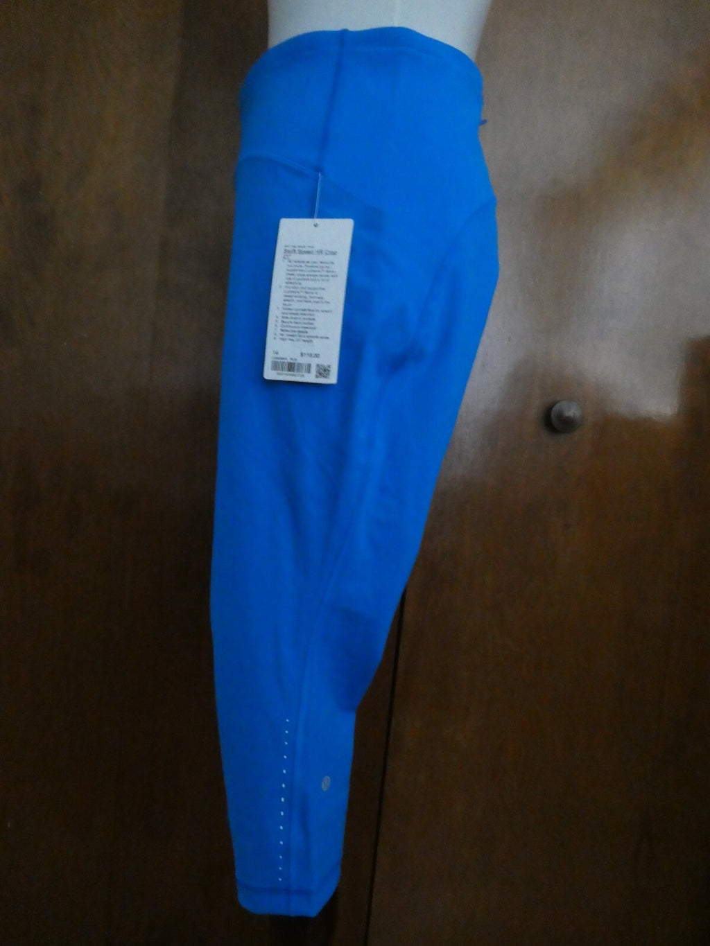 Lululemon Women's Blue Swift Speed HR Crop 21” Run Leggings Size 14, 18