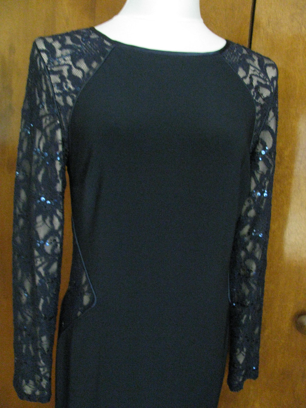 Ralph Lauren women's navy lined evening dress Size 4