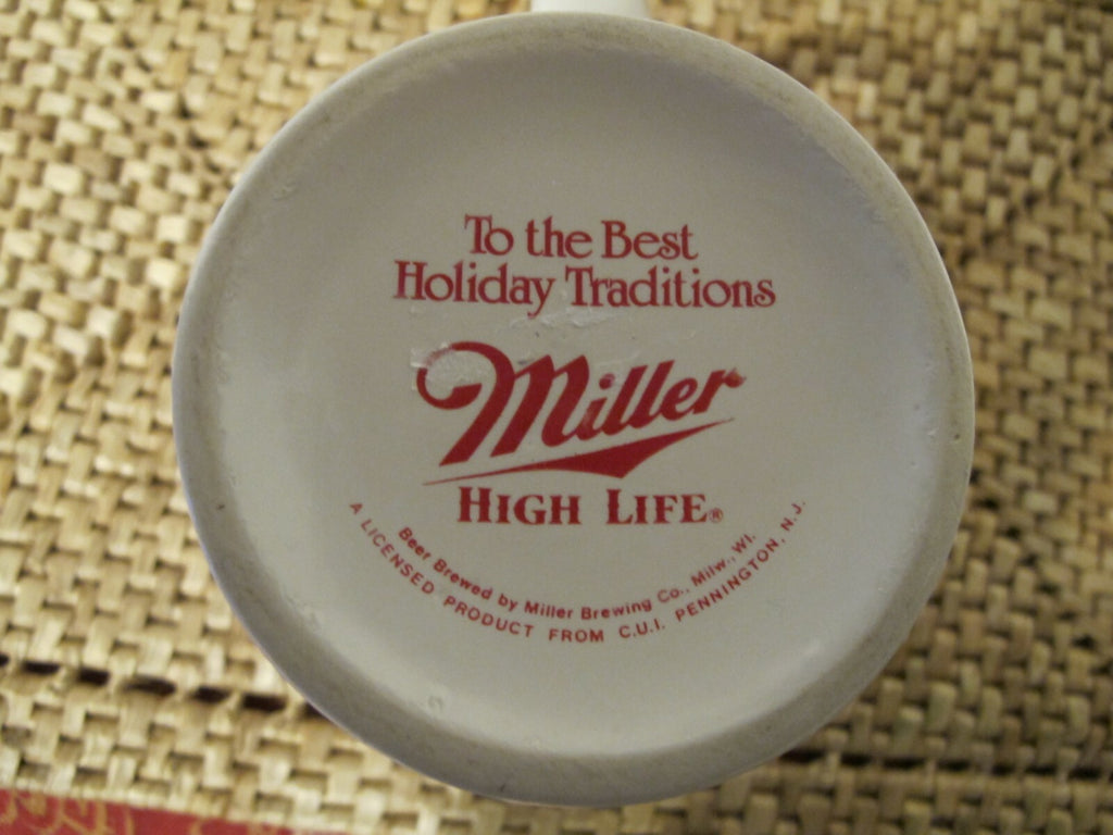 To The Best Holliday Traditions Ceramic Miller High Life Handcrafted Mug