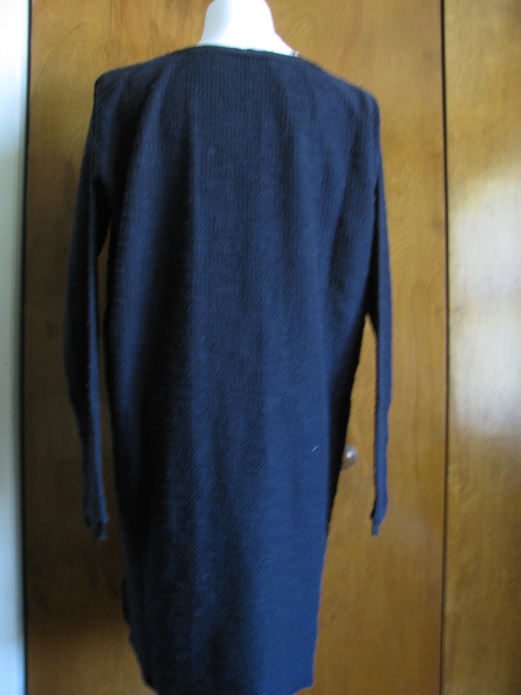 Free People women's navy long embellished long sleeves sweater size medium New