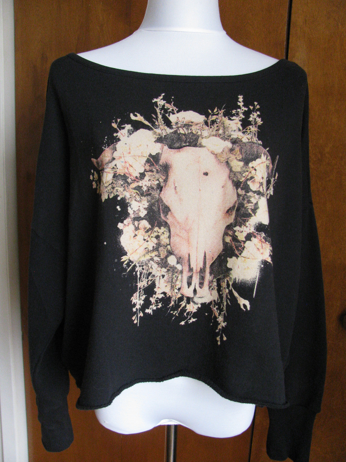 Denim & Supply women’s black cotton pullover 