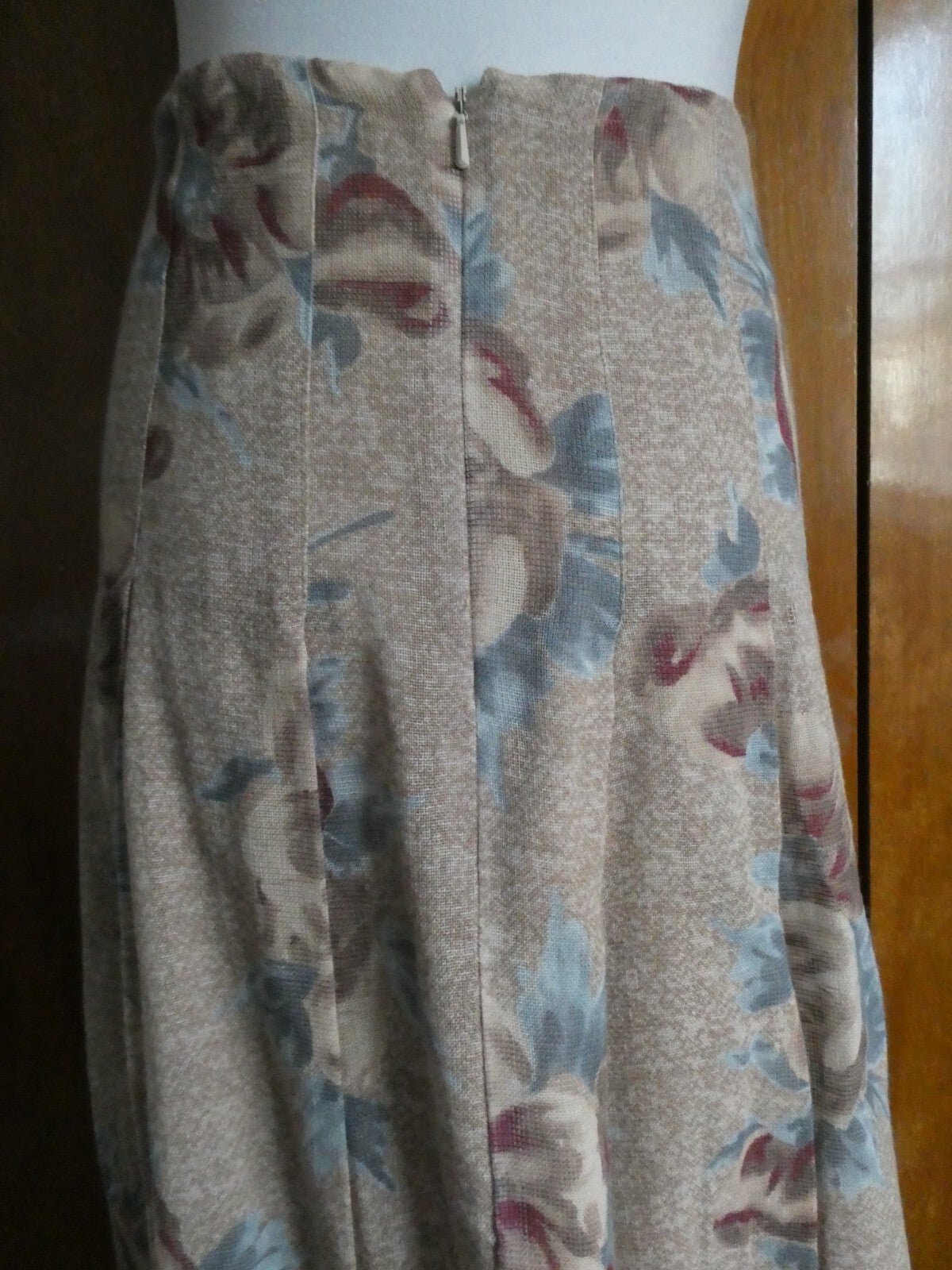 Jones New York Collection women's multicolor lined pleated skirt New