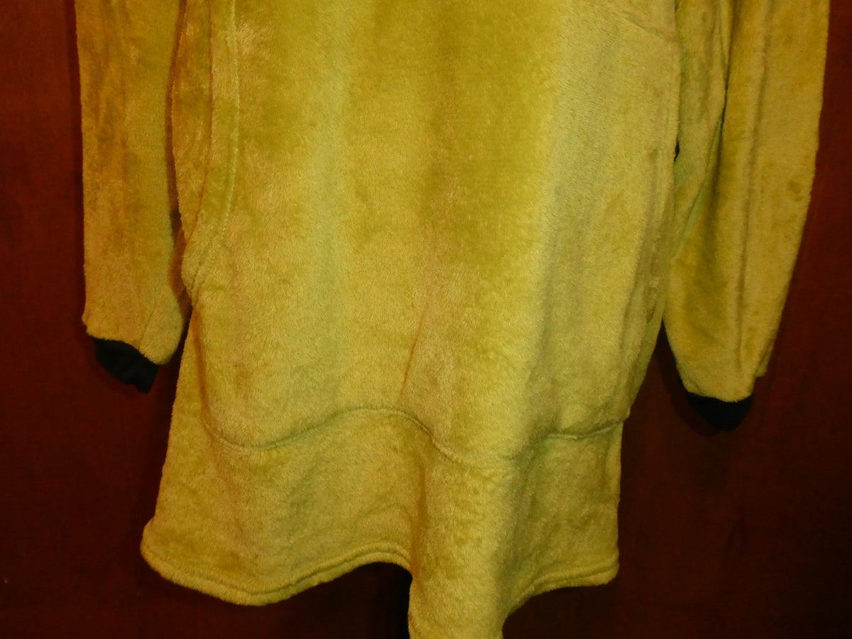 The Grinch Plush Hoodie Blanket OSFM Green Polyester Hooded Pullover Lounger