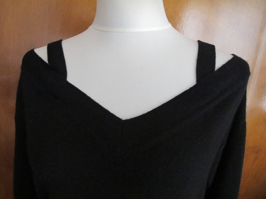 Theory Women's Black Cashmere Sweater P 