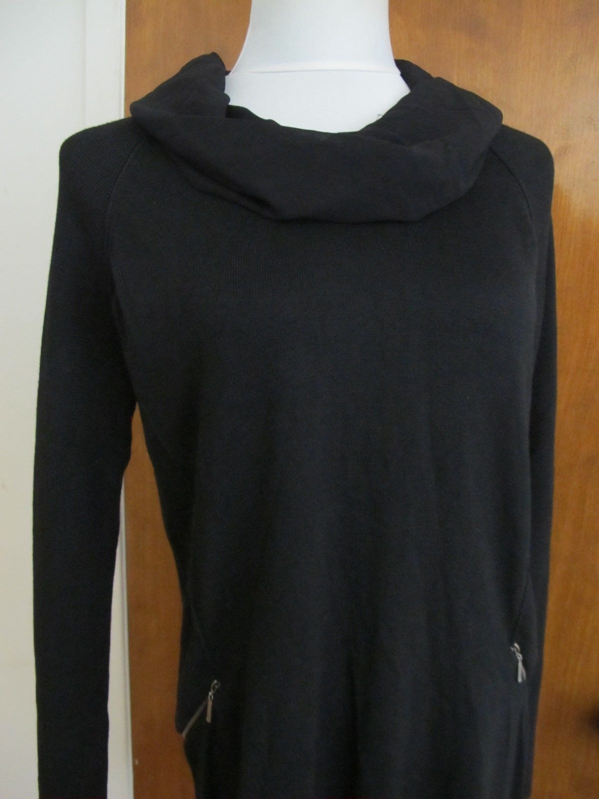 Design History Women's Black Stylish Sweater Dress Size Large NWT