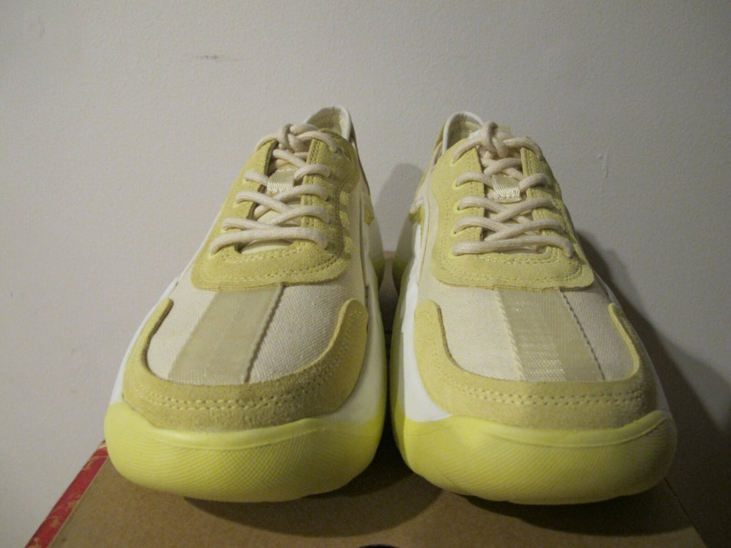 Ugg Australia La Cloud Low Women Slip On Sneaker Shoes yellow white 1107945 sz 9