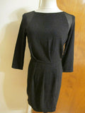Rachel Roy women's stylish evening black mesh lined dress small