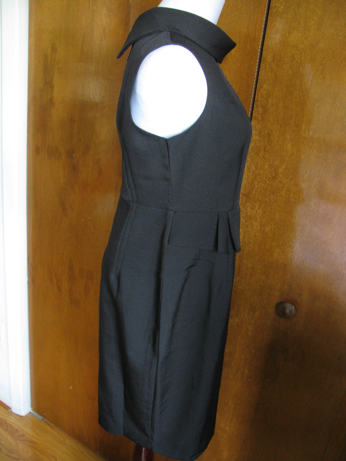  Anthropologie Ruby Belle Women’s black detailed lined dress size 10 NWT 