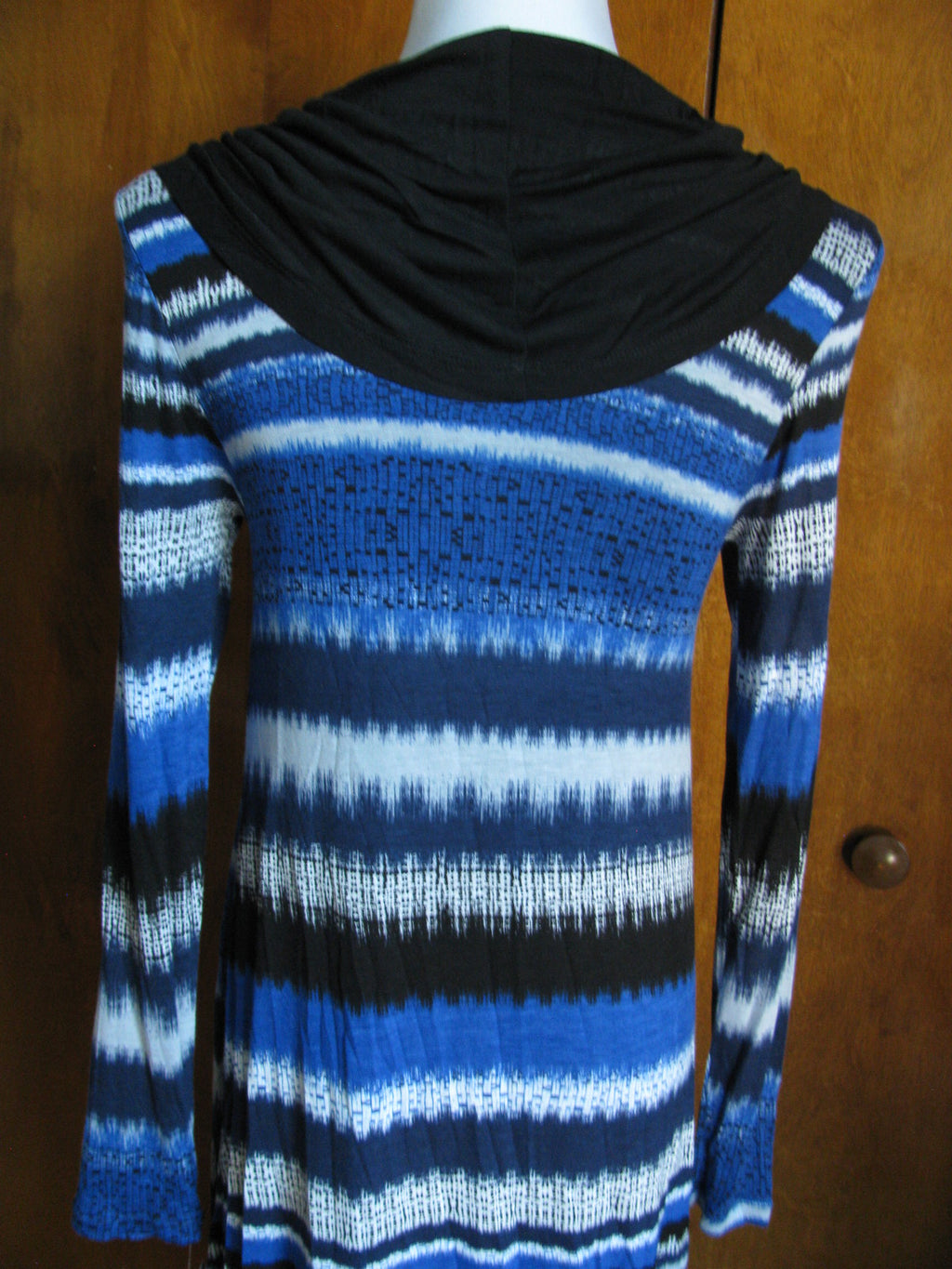 Kensie women’s empire blue combo lined dress Small 