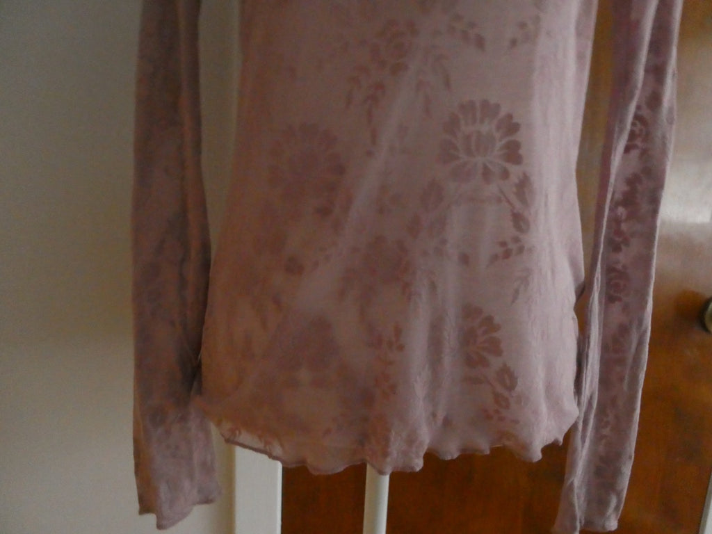 Denim & Supply Ralph Lauren Women Top Light Purples Long Sleeves Medium