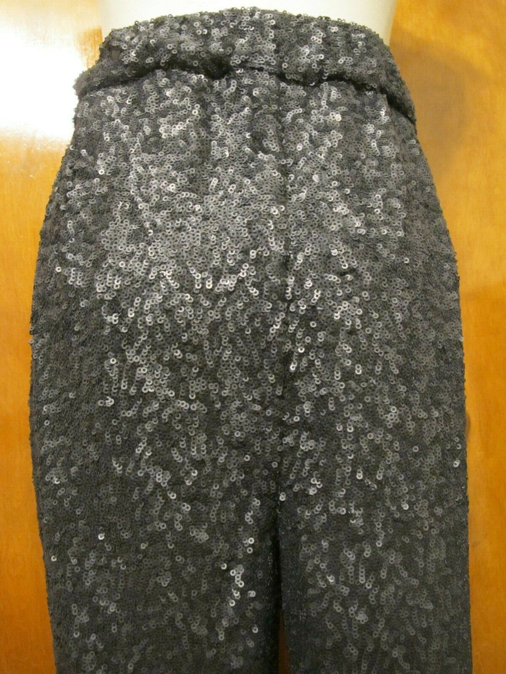 Free People Women's Black Evening Sequin Evening  Have Lined Pants Large