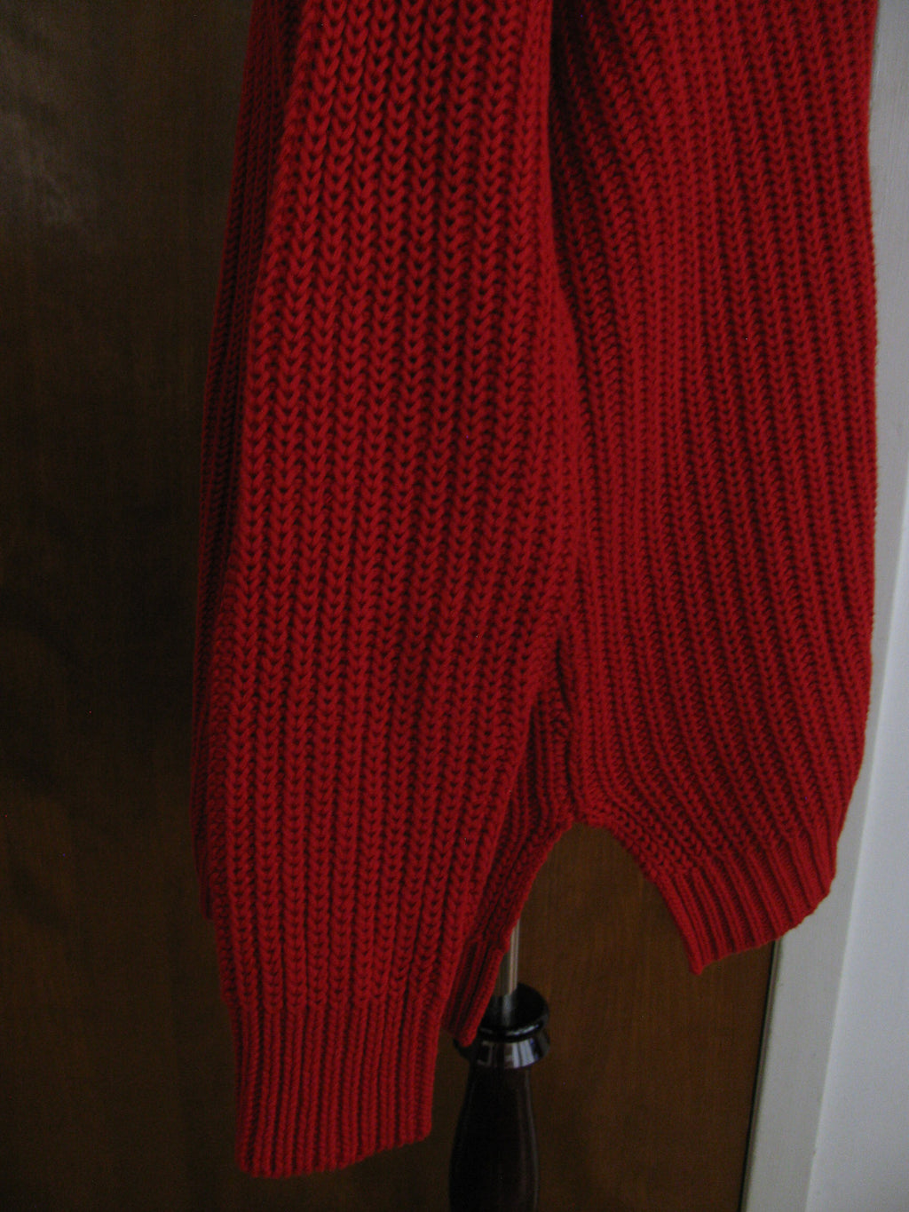 Lauren Ralph Lauren women’s red V-neck cotton sweater New
