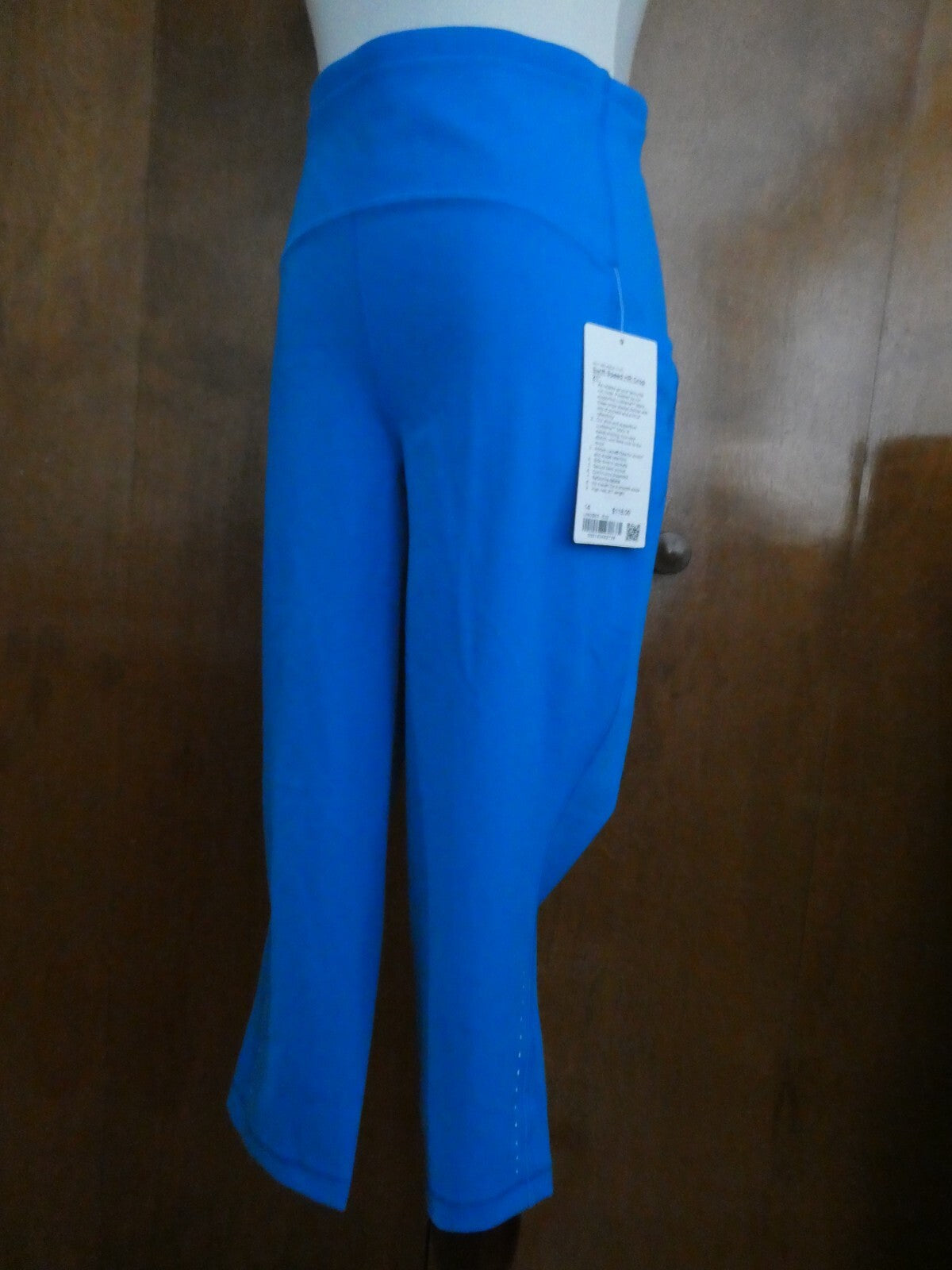 Lululemon Women's Blue Swift Speed HR Crop 21” Run Leggings Size 14, 18