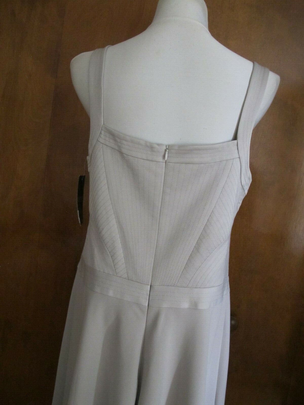Ralph Lauren women’s  A-Line gray fog lined dress size 14 NEW