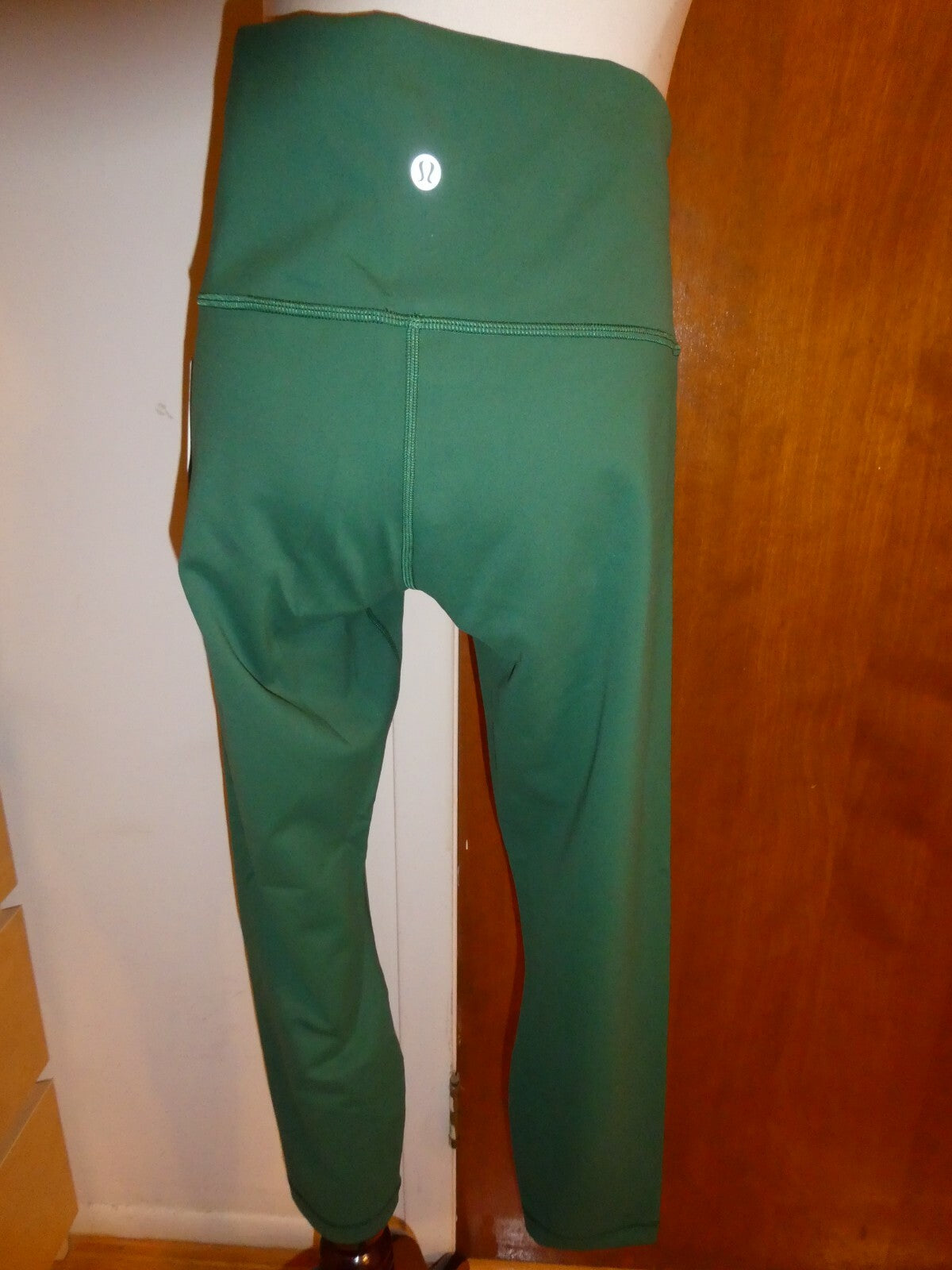 Lululemon Wunder Train Running Green Pants Tight 25"