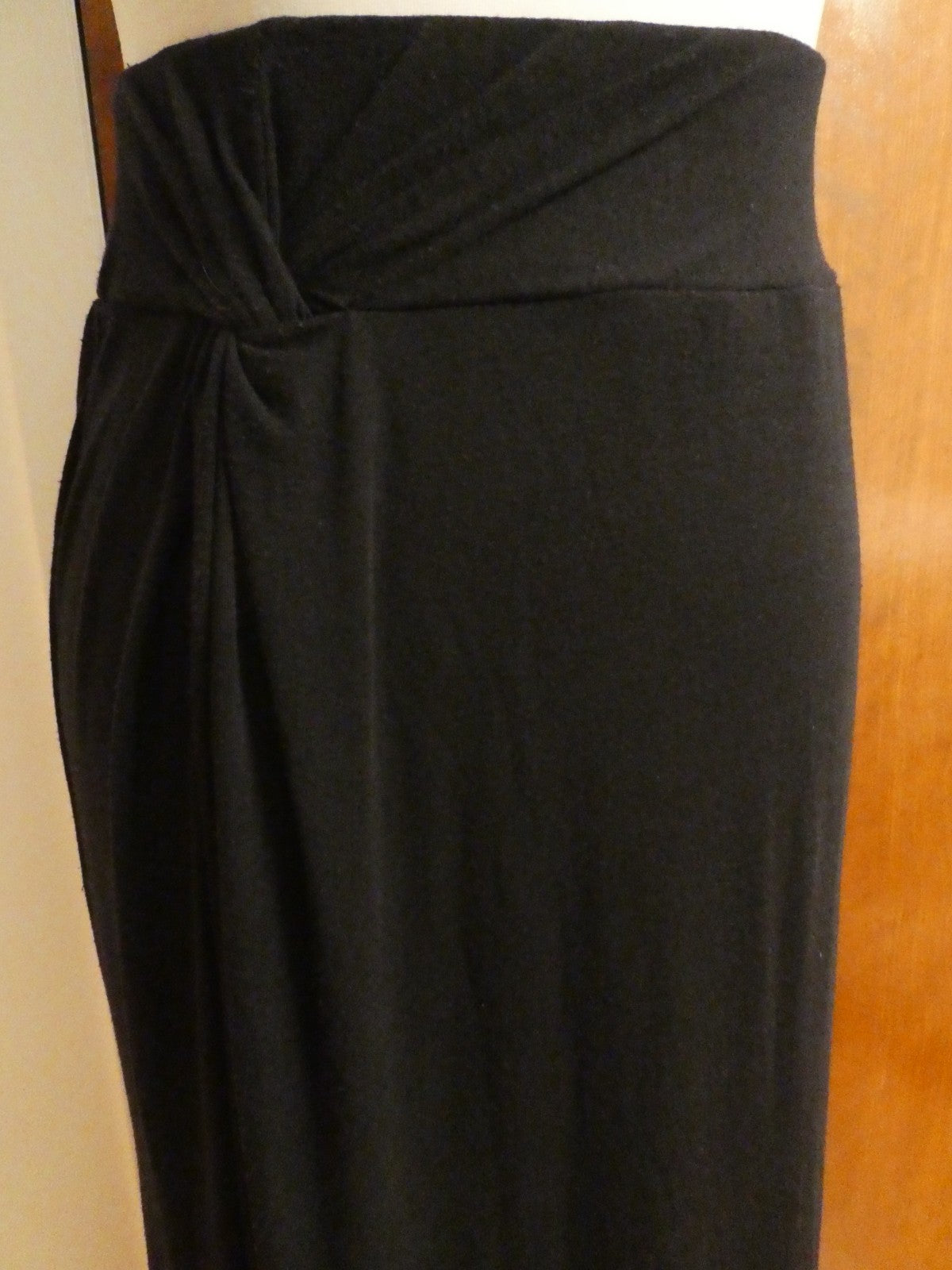 Sonoma Women Black Detailed Maxi Long Soft Skirt Size XSmall New w/Tag