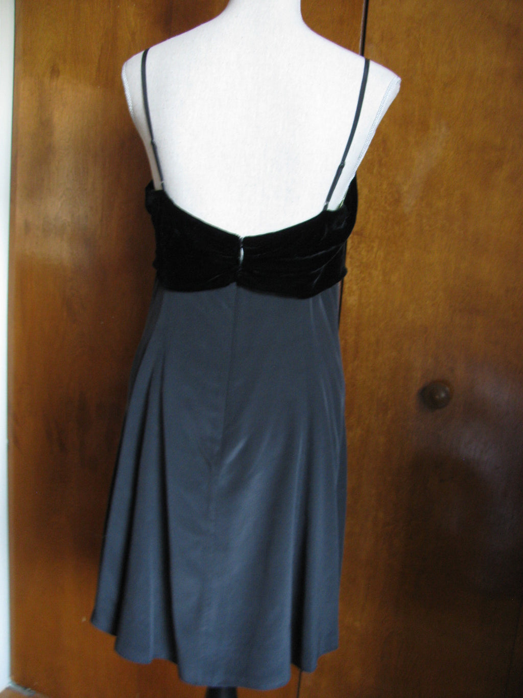 Juicy Couture Women Black Silk And Velvet Dress Fetherstons Collectin New Size M