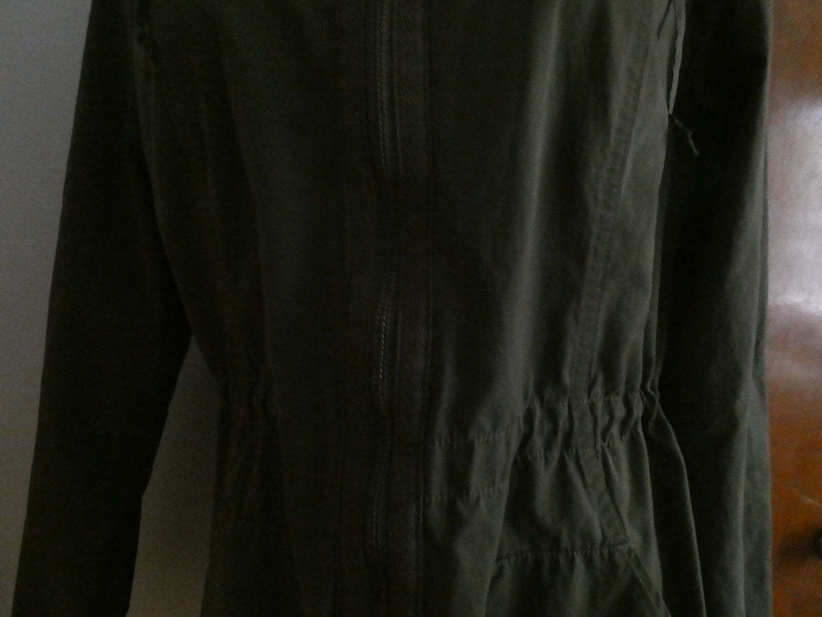 Mossimo Supply Co Women’s Olive Green Water Resistant Hood Jacket Size Small