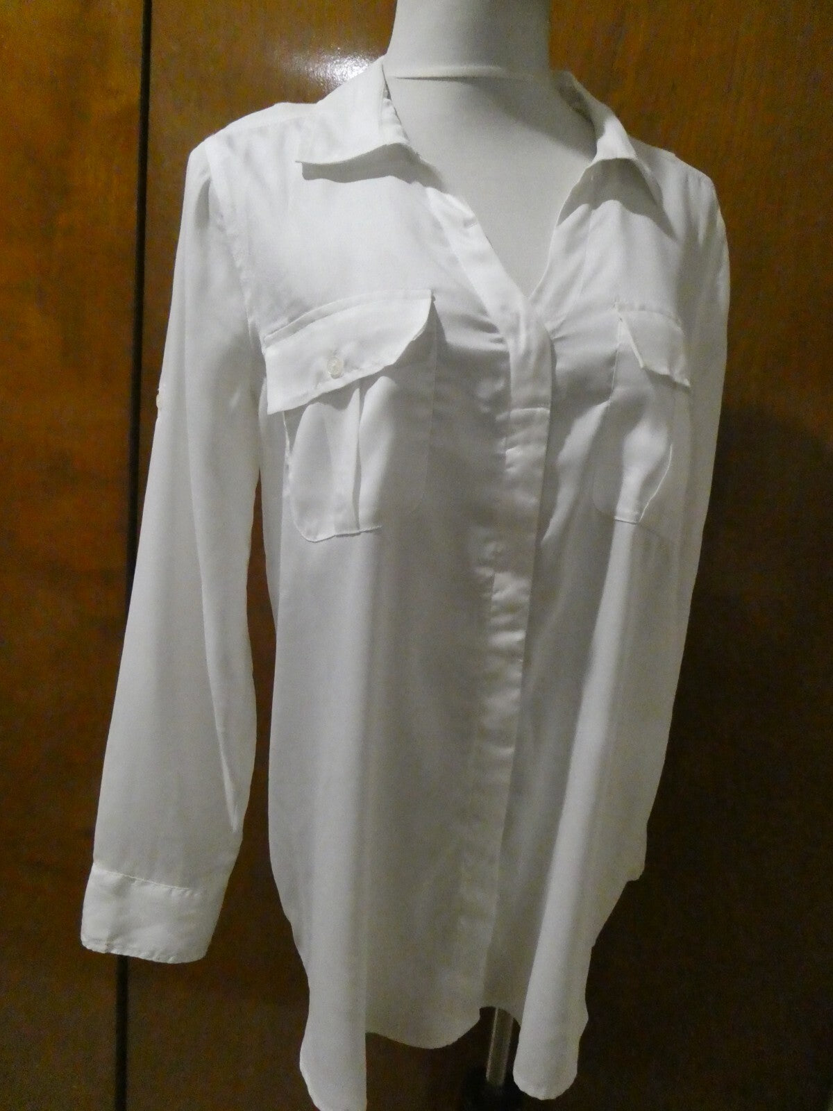 Calvin Klein Jeans women’s white stylish soft tunic top size Medium