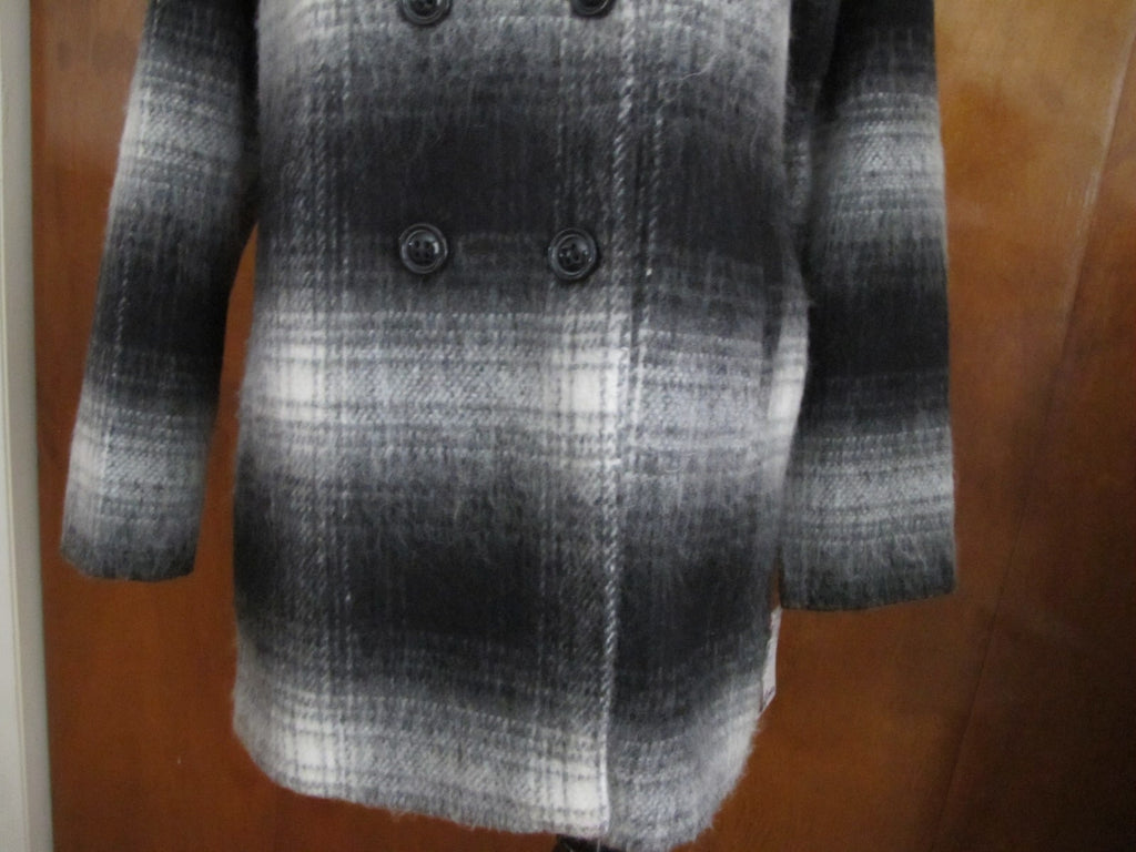 Wildflower Women’s black white Basic Jacket Coat Size Medium NWT fits Large