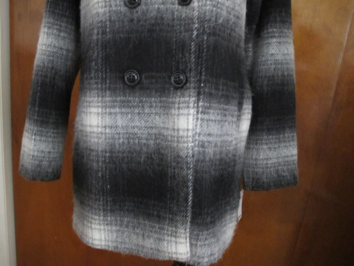 Wildflower Women’s black white Basic Jacket Coat Size Medium NWT fits Large