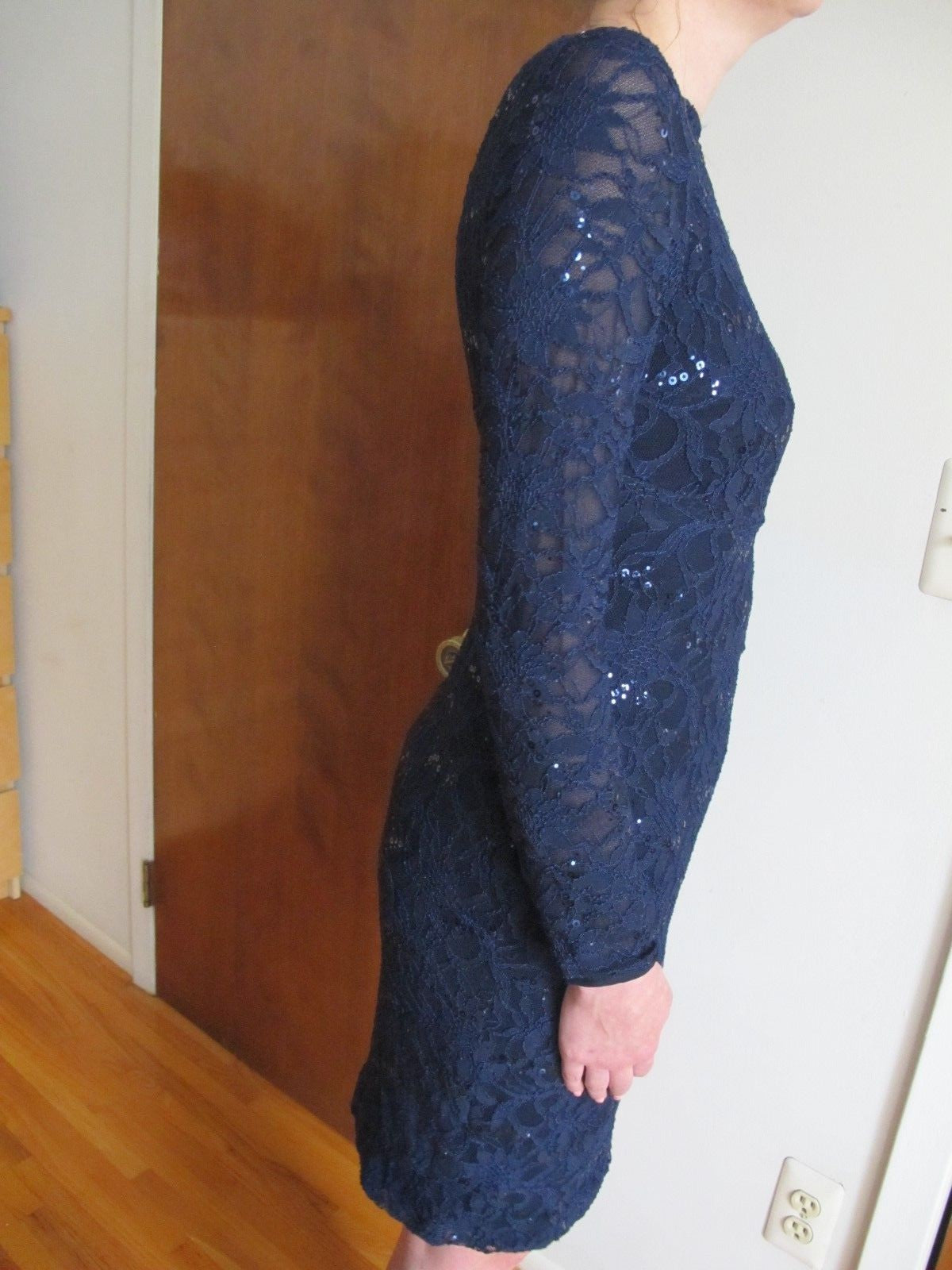 Ralph Lauren women's dark blue evening dress 