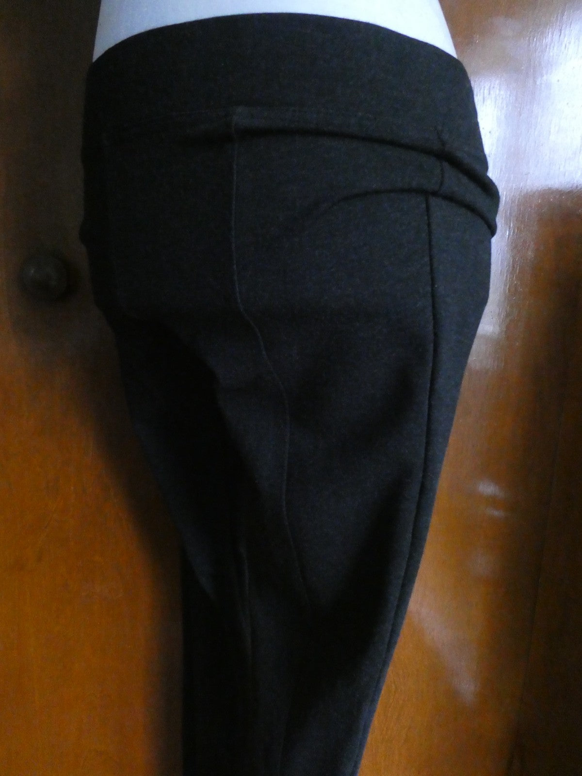 Cache Women Joggers Small Black Stretch Pants Viscose Nylon Spandex Slim Ankle