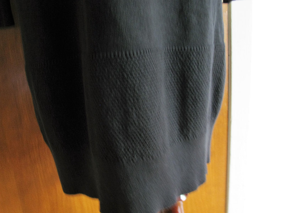 Gap women's black detailed Cotton long sleeves dress 