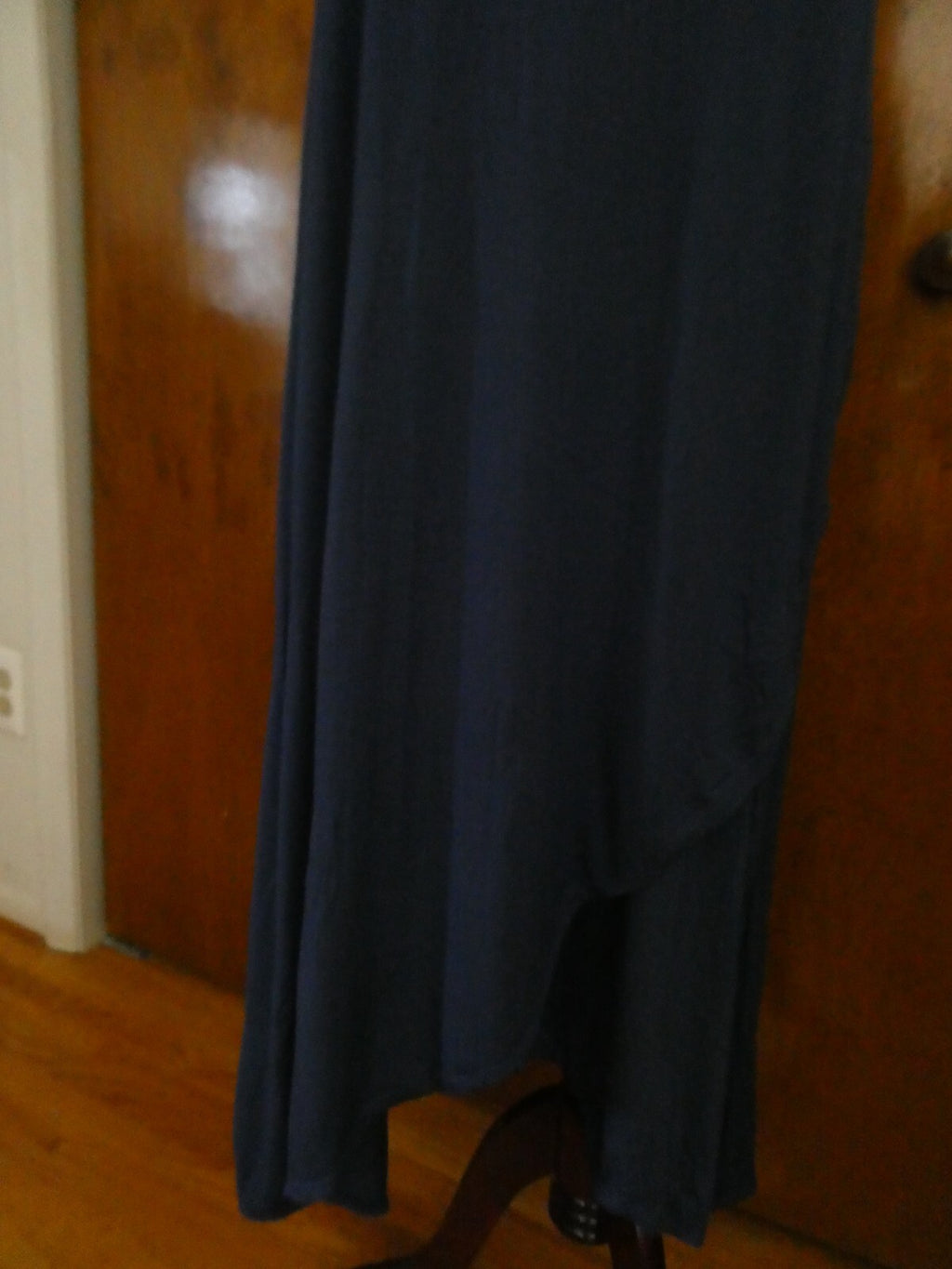 Gap Women's Navy Tie-Waist Midi Wrap Dress Size Large