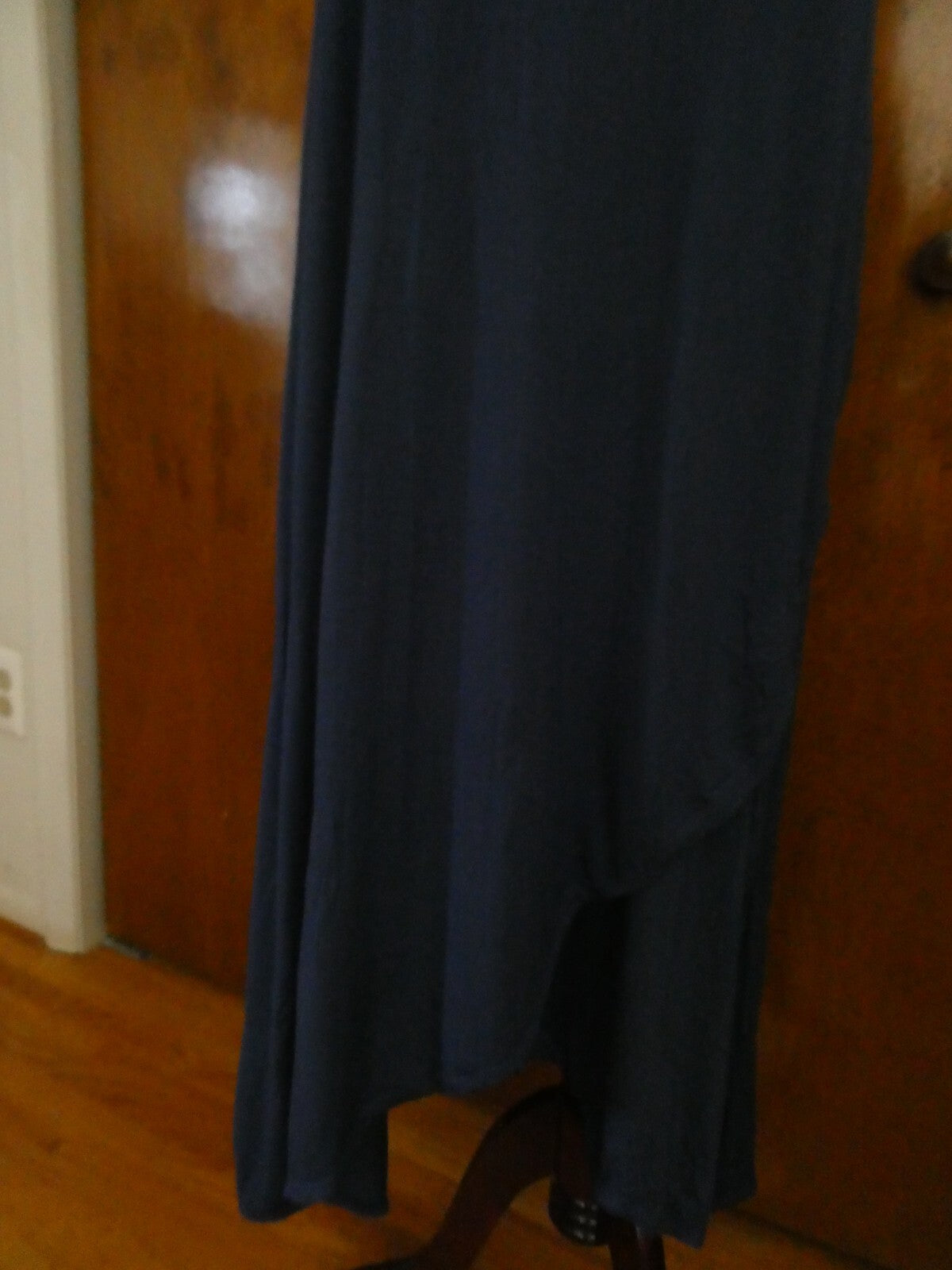 Gap Women's Navy Tie-Waist Midi Wrap Dress Size Large