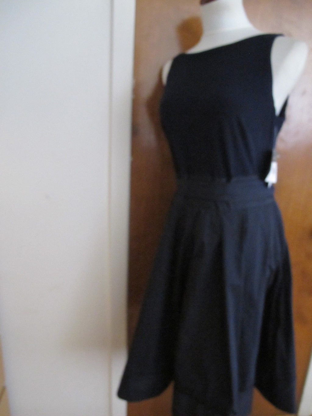 Lauren Ralph Lauren women’s navy pleated skirt detailed dress size 14 NWT