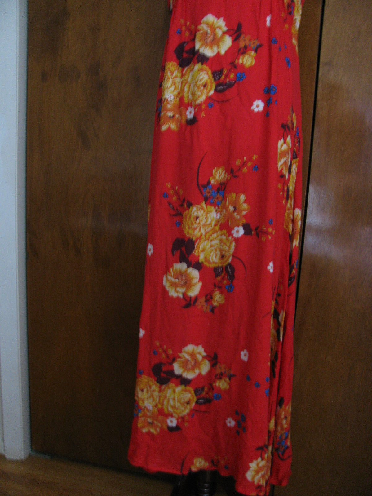 Free People women’s multi color soft rayon long dress New