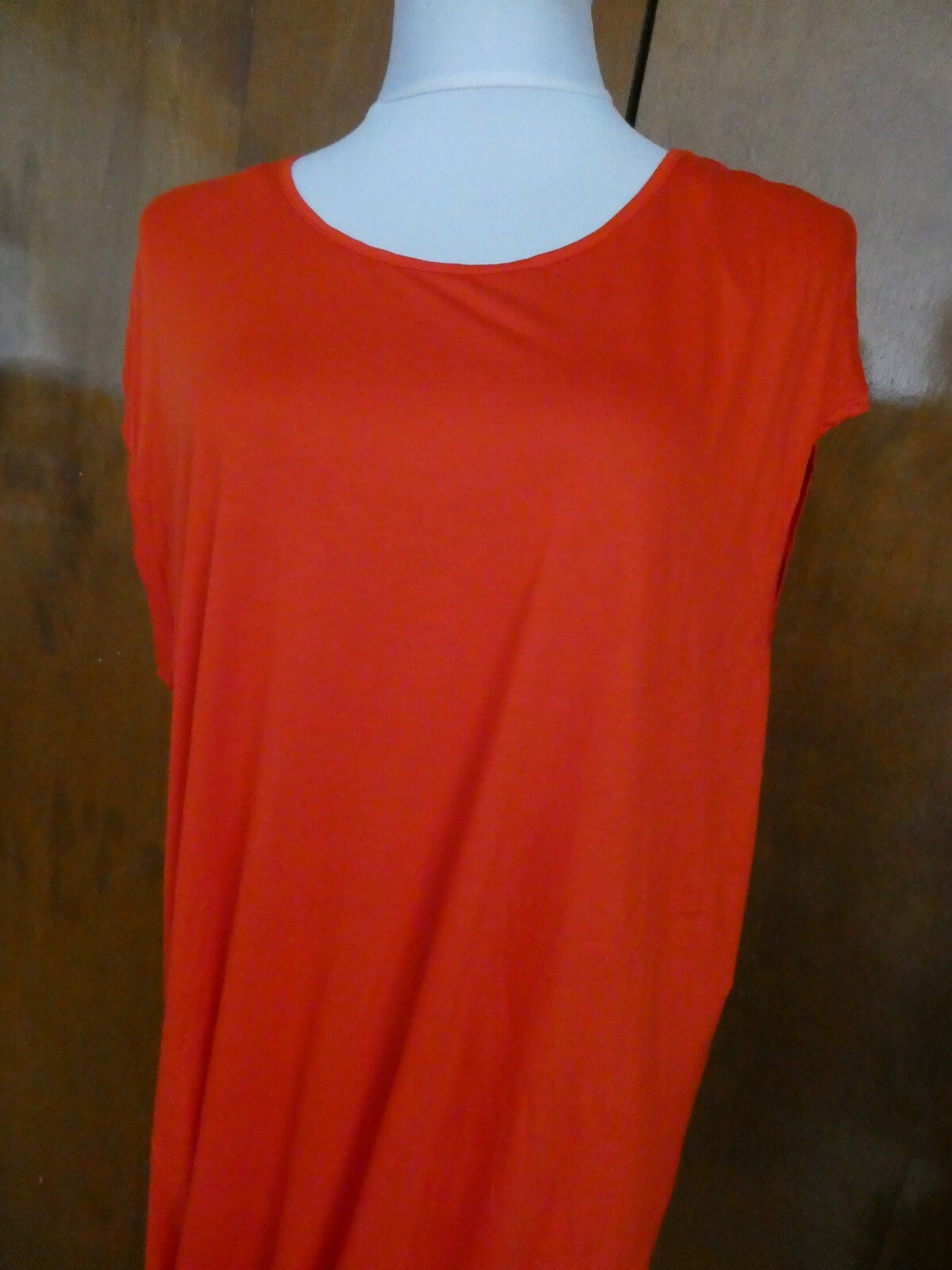 Rachel Roy women's red 100% viscose tunic top blouse 