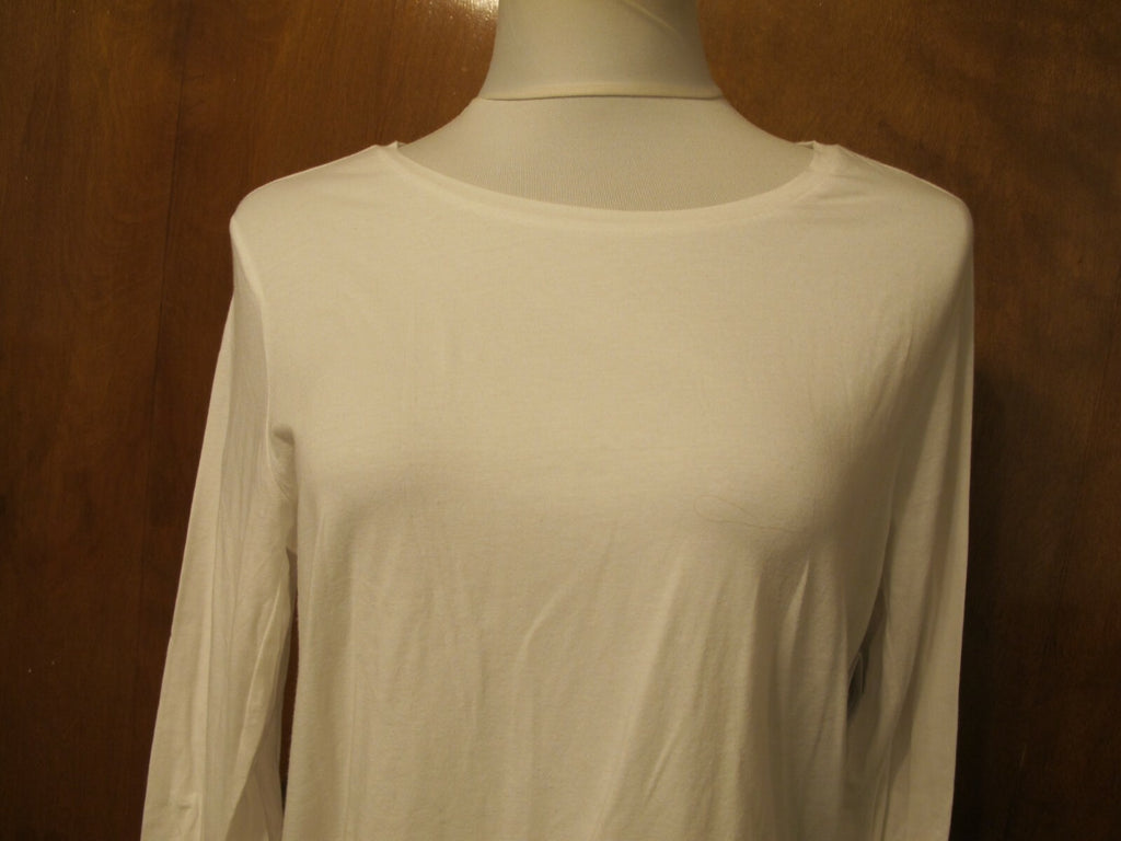 GapFit women's white tunic very soft cotton top size Large 