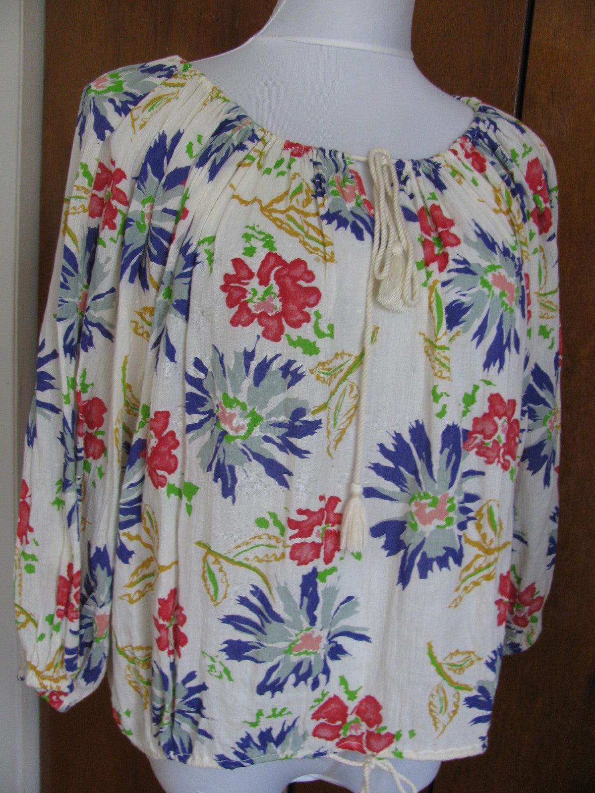 Denim & Supply by Ralph Lauren women’s cotton viscose multi color top Medium 