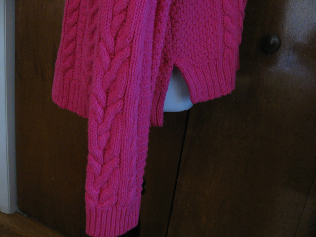 Lauren Ralph Lauren women’s pink crewneck detailed sweater Large 