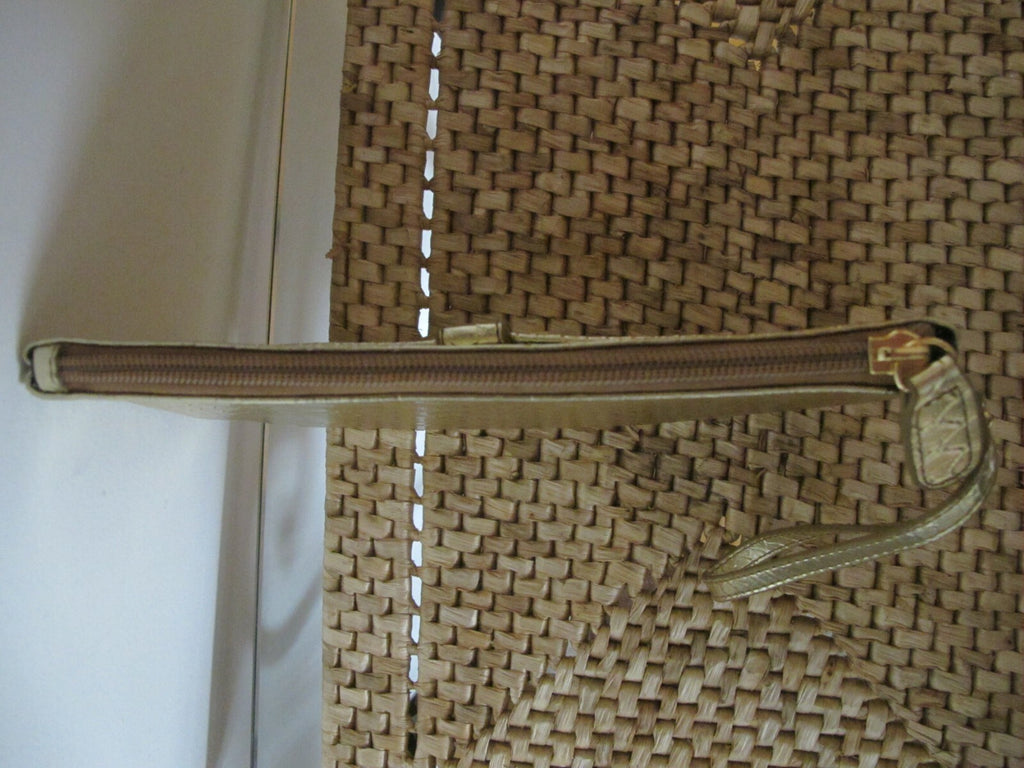 Sharif Since 1827 Gold Makeup Bag Wrist Strap