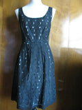 Tahari women's black cotton dress