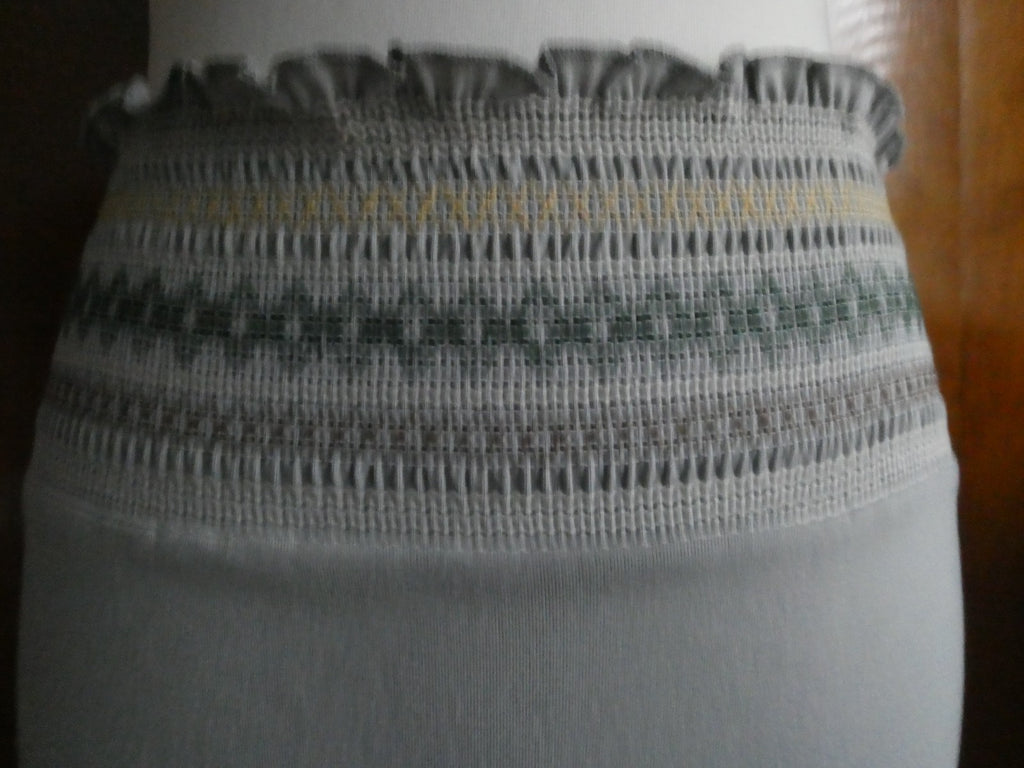 Mimi Chica women gray detailed skirt Large with pockets Large