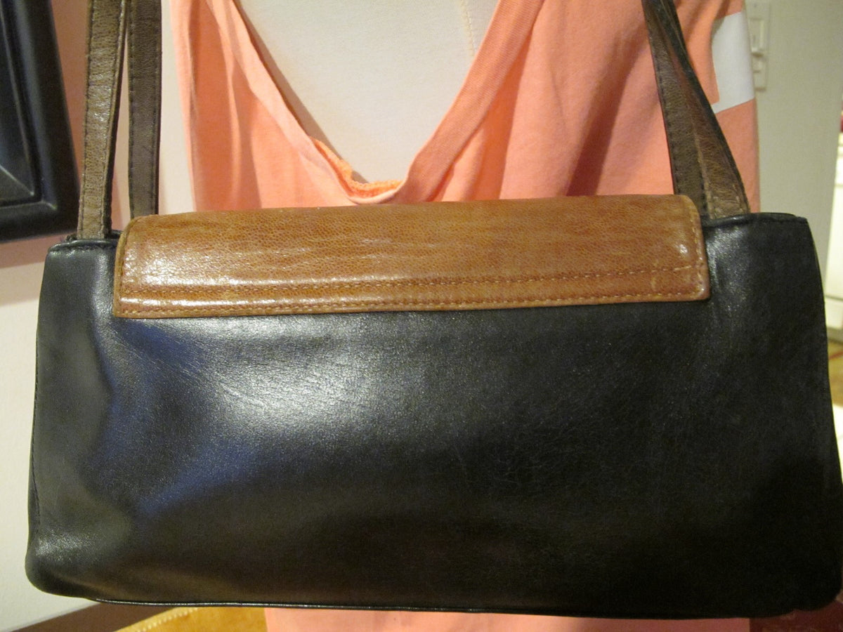 Chiarini Vintage Women’s Brown Foldover Leather Bag Purse