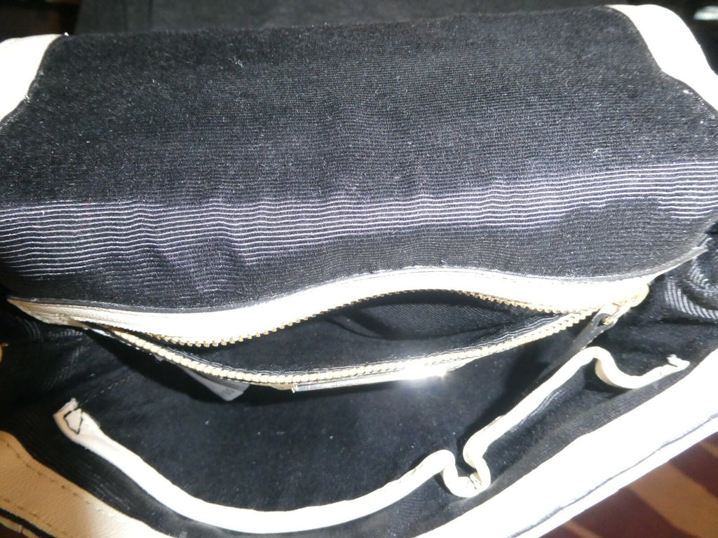 Reiss Almond Chain Strap Shoulder Crossbody Purse Leather Handbag Tote 