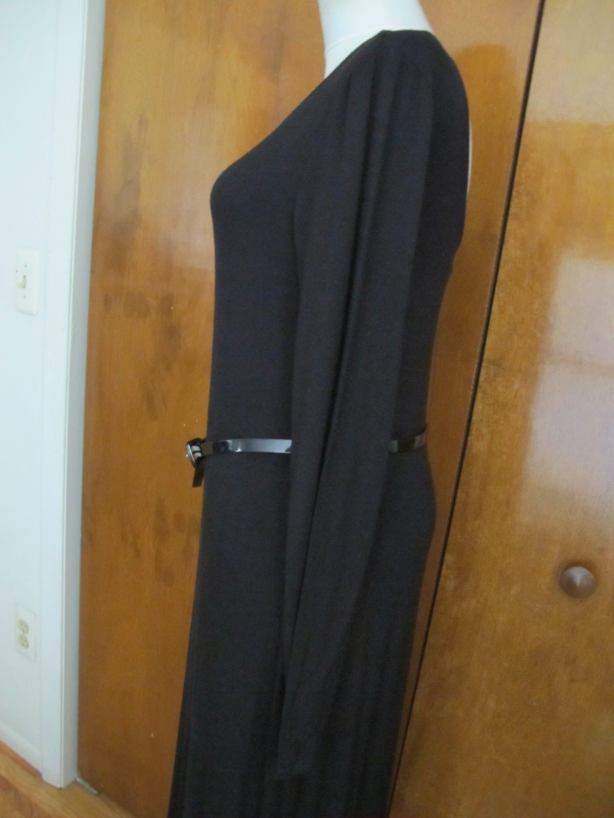 Armani Exchange Women's Rayon Black Evening Dress 