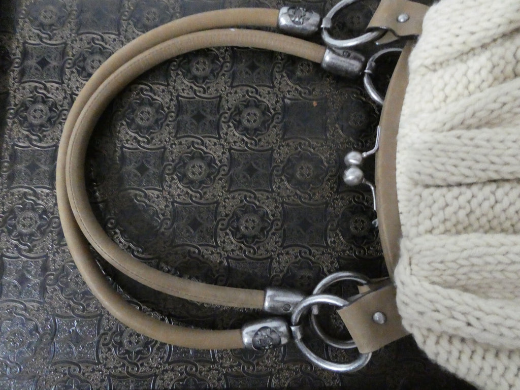Juicy Couture Women’s Beige Knitted Large Shoulder Bag