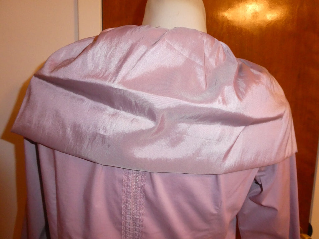 Kenar Women's Lilac Detailed Long Sleeves Evening Top Blouse Size Medium
