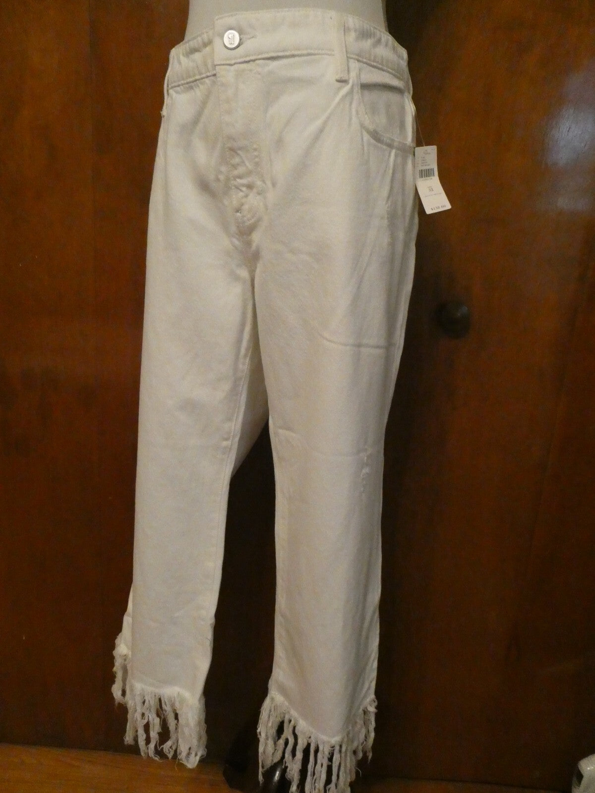 Anthropologie Pilcro and the Letterpress Hyphen fringe bottom jeans size 31, 32