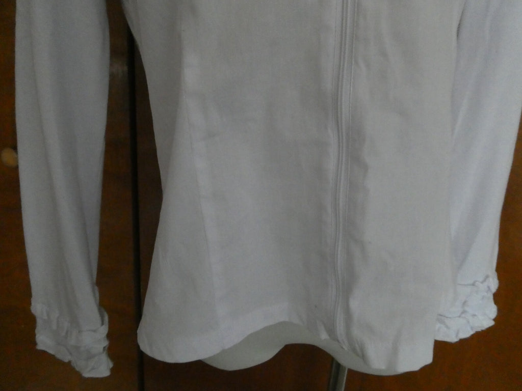 Kenar Women's Cotton Detailed Long Sleeves Tunic Top Blouse Size Large