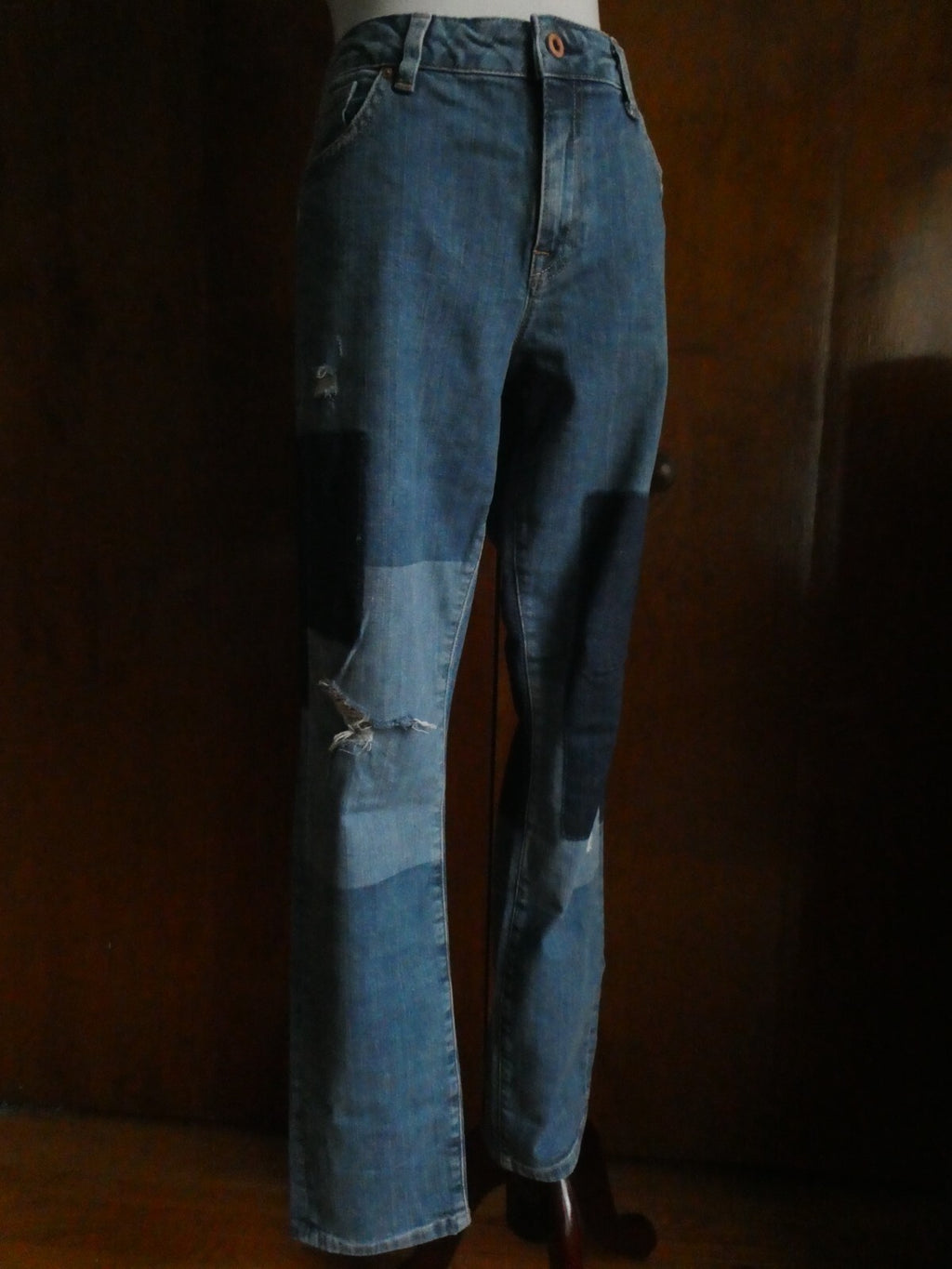 Tommy Hilfiger Women's Distressed Legging Jean Pants multicolor size 12 Regular
