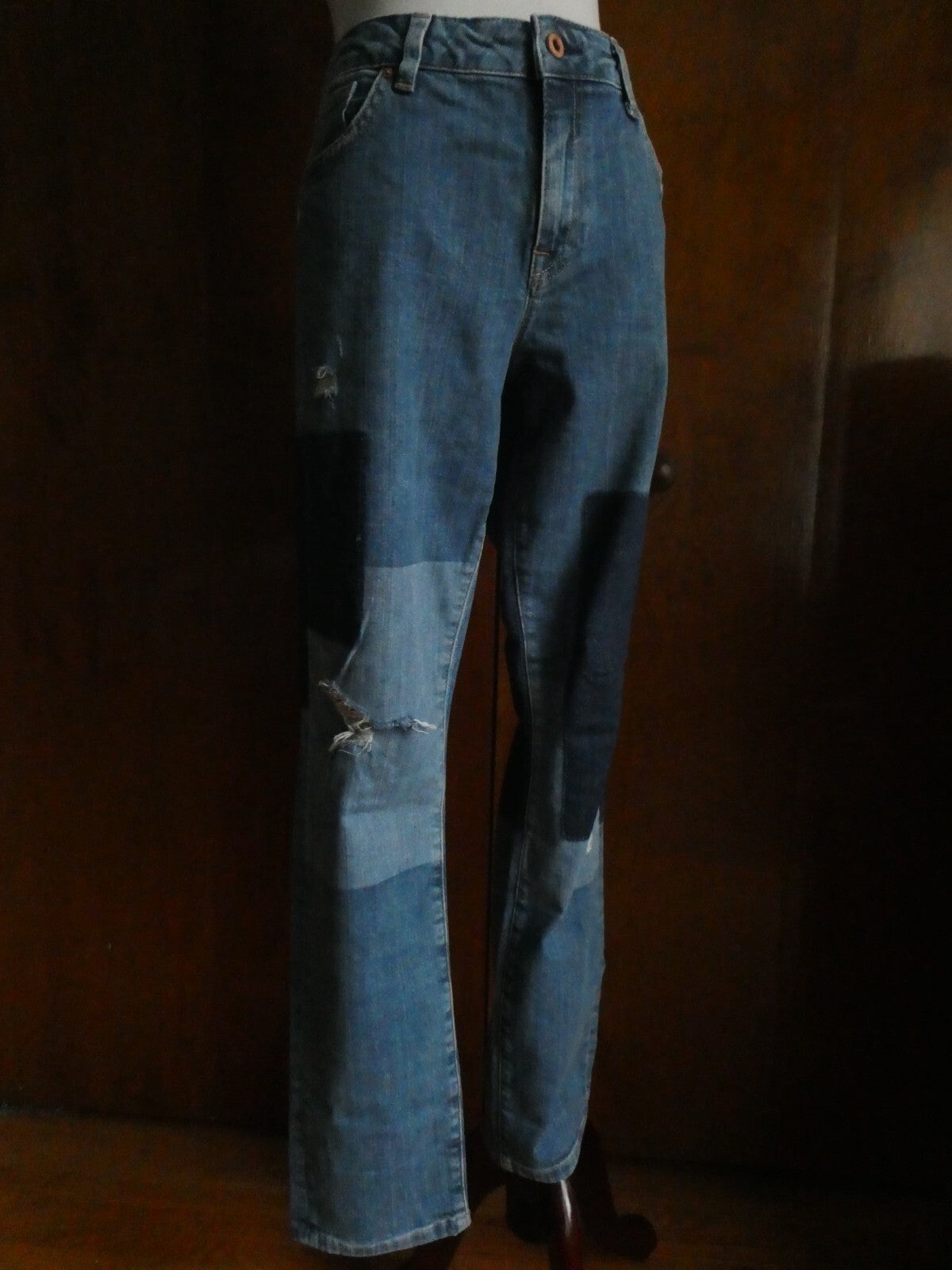 Tommy Hilfiger Women's Distressed Legging Jean Pants multicolor size 12 Regular