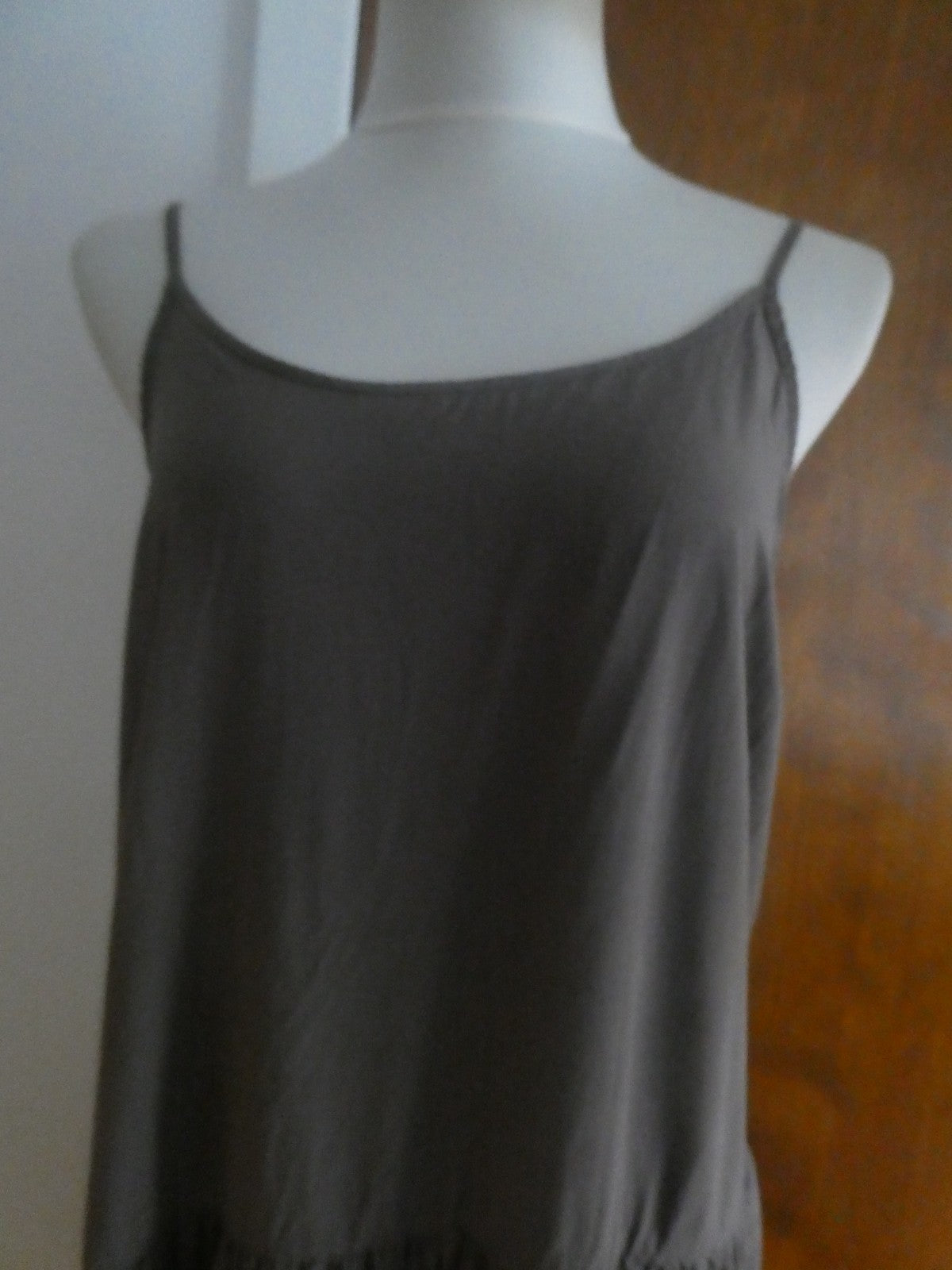 Unit QLO women's light brown 100% rayon summer dress size Large
