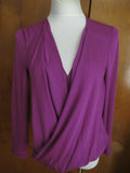 Diane von Furstenberg Evening silk purple top/blouse Size 4